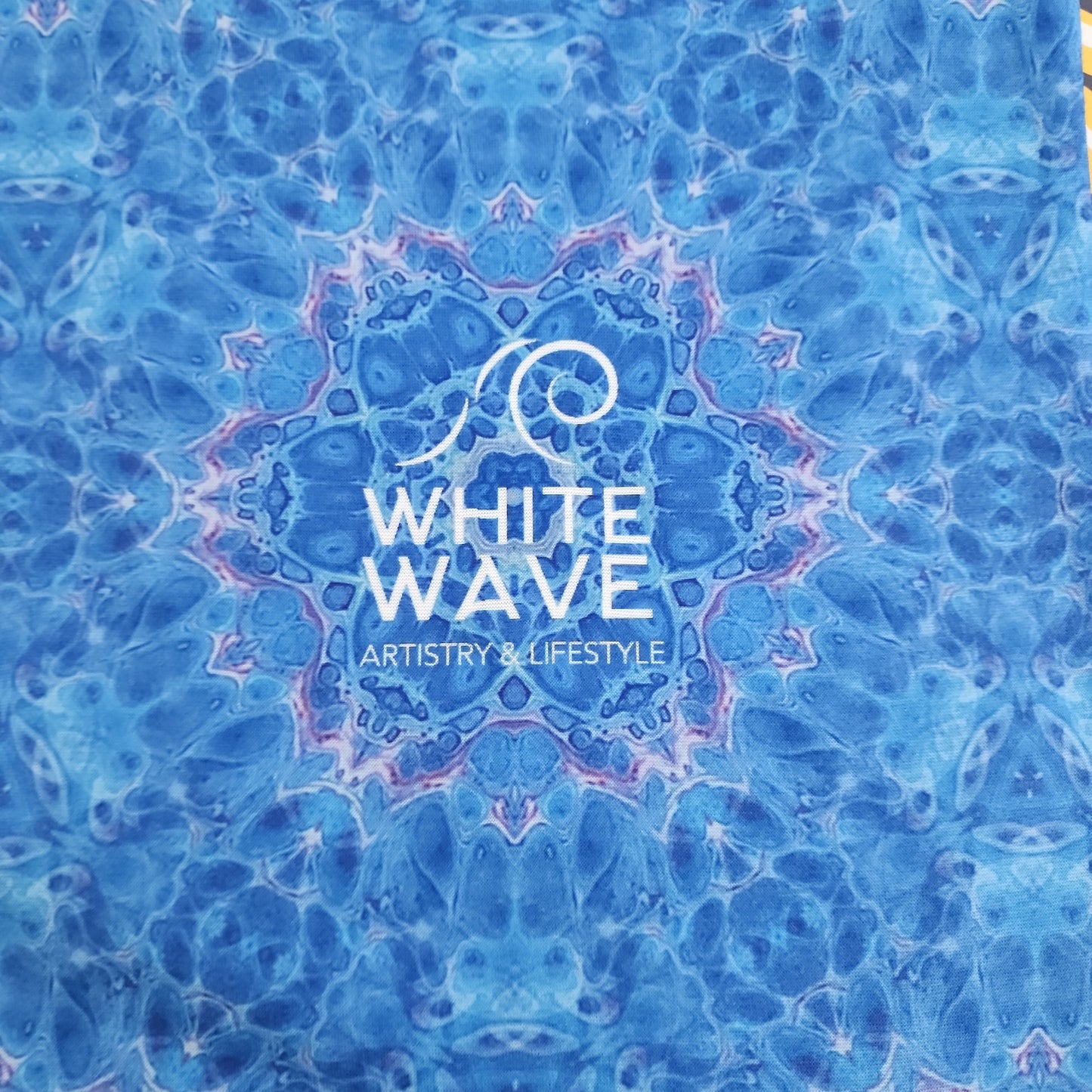 Indigo Kaleidescope Neck Gaiters