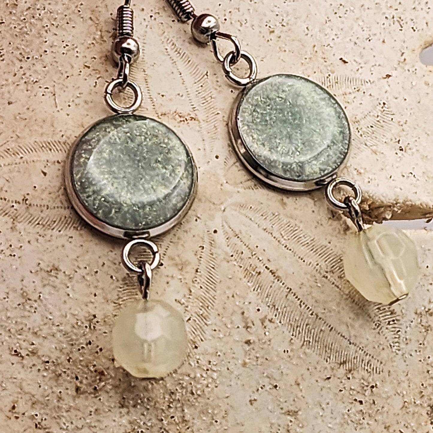 Macaw Resin earrings